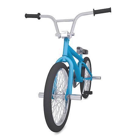 simsearch:400-07952901,k - BMX bike. Isolated render on a white background Foto de stock - Super Valor sin royalties y Suscripción, Código: 400-06789896