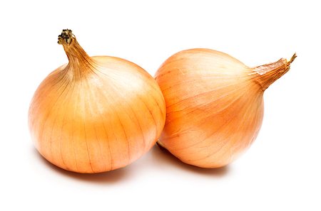 simsearch:400-04834620,k - two yellow onions isolated on white background Stock Photo - Budget Royalty-Free & Subscription, Code: 400-06794303