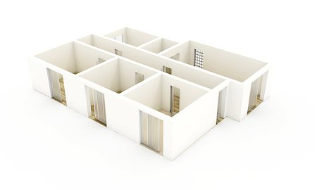 simsearch:400-07466067,k - 3d apartment plan view Stock Photo - Budget Royalty-Free & Subscription, Code: 400-06794668