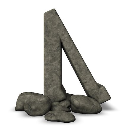 simsearch:400-04709103,k - stone rune on white background - 3d illustration Foto de stock - Super Valor sin royalties y Suscripción, Código: 400-06795439