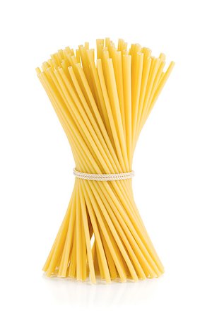 simsearch:400-06796271,k - Bunch of spaghetti. Isolated on white background Stock Photo - Budget Royalty-Free & Subscription, Code: 400-06796244