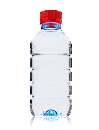 simsearch:400-06796544,k - Soda water small bottle. Isolated on white background Stock Photo - Budget Royalty-Free & Subscription, Code: 400-06796444