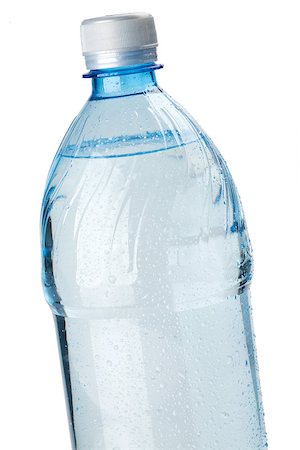 simsearch:400-06796544,k - Bottle of water. Closeup. Isolated on white background Stock Photo - Budget Royalty-Free & Subscription, Code: 400-06796542