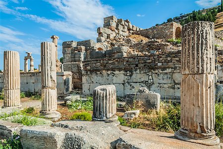 Ephesus ancient greek ruins in Anatolia Turkey Photographie de stock - Aubaine LD & Abonnement, Code: 400-06797220