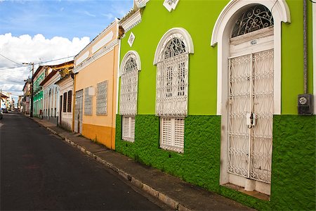 street of the historic center of the city of sao luis of maranhao in brazil Stock Photo - Budget Royalty-Free & Subscription, Code: 400-06797352
