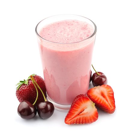 smoothie splash - Fresh fruits and smoothies on white Stock Photo - Budget Royalty-Free & Subscription, Code: 400-06798972