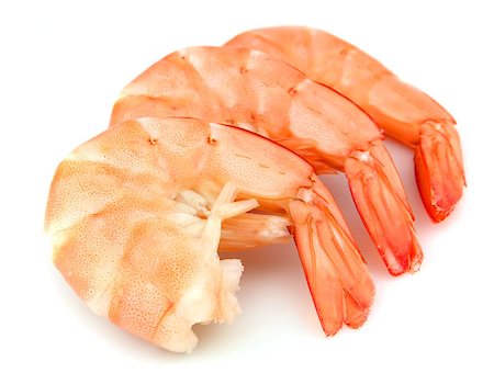 decapitation - shrimps close up on white Stock Photo - Budget Royalty-Free & Subscription, Code: 400-06799110