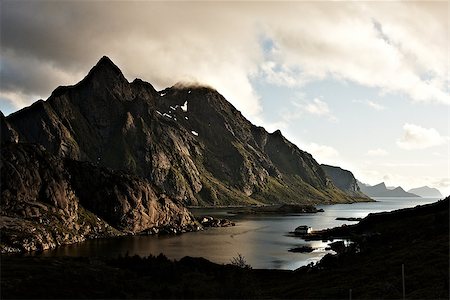 Fjord Twilight Fotografie stock - Microstock e Abbonamento, Codice: 400-06790477