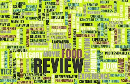 Food Review Word Cloud as a Concept Stock Photo - Budget Royalty-Free & Subscription, Code: 400-06793340