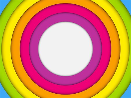 round rainbow abstract colors - Vector - Colorful Frame with Circles Rainbow Stock Photo - Budget Royalty-Free & Subscription, Code: 400-06847841