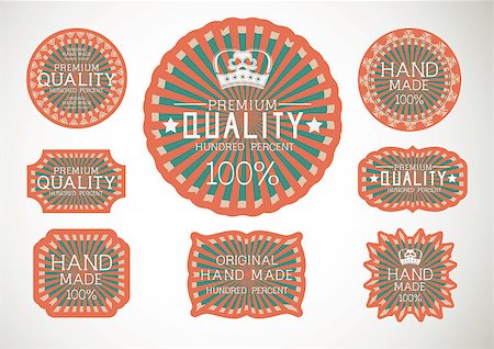 simsearch:400-06091446,k - Vintage label Style with eight Design Element Stock Photo - Budget Royalty-Free & Subscription, Code: 400-06848478