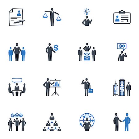 financial seminar - Set of 16 management and human resource icons, great for presentations, web design, web apps, mobile applications or any type of design projects. Stock Photo - Budget Royalty-Free & Subscription, Code: 400-06848487