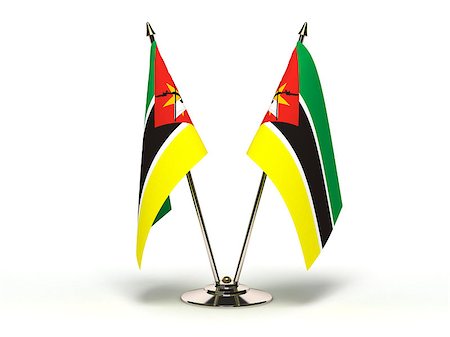 simsearch:400-06464644,k - Miniature Flag of Mozambique (Isolated with clipping path) Photographie de stock - Aubaine LD & Abonnement, Code: 400-06854228