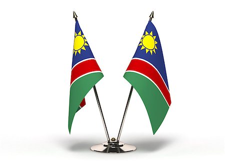 simsearch:400-06395631,k - Miniature Flag of Namibia (Isolated with clipping path) Photographie de stock - Aubaine LD & Abonnement, Code: 400-06854229