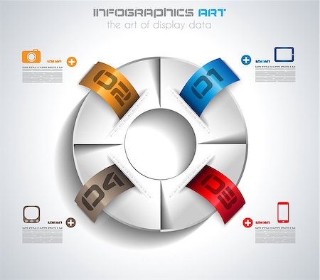 simsearch:400-06855104,k - Infographic design template with paper tags. Ideal to display information, ranking and statistics with orginal and modern style. Stockbilder - Microstock & Abonnement, Bildnummer: 400-06855100