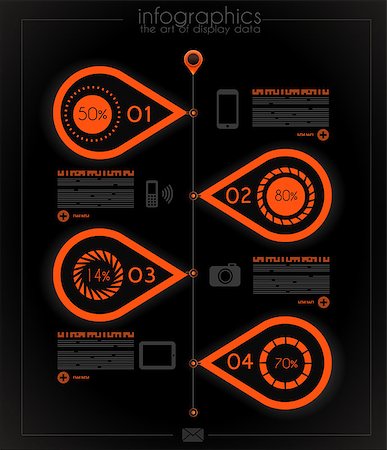 simsearch:400-06855104,k - Infographic design template with paper tags. Ideal to display information, ranking and statistics with orginal and modern style. Stockbilder - Microstock & Abonnement, Bildnummer: 400-06855131
