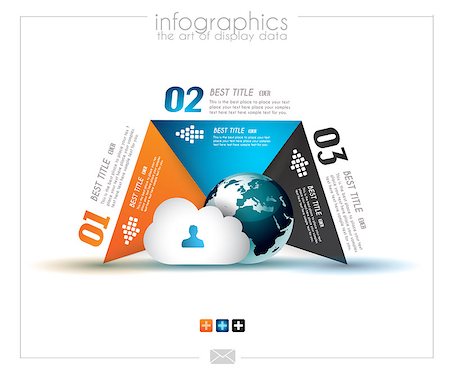 simsearch:400-06855104,k - Infographic design template with paper tags. Ideal to display information, ranking and statistics with orginal and modern style.with orginal and modern style. Stockbilder - Microstock & Abonnement, Bildnummer: 400-06855133