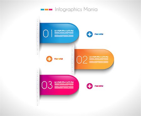 simsearch:400-06855104,k - Infographic design template with paper tags. Ideal to display information, ranking and statistics with orginal and modern style. Stockbilder - Microstock & Abonnement, Bildnummer: 400-06855175
