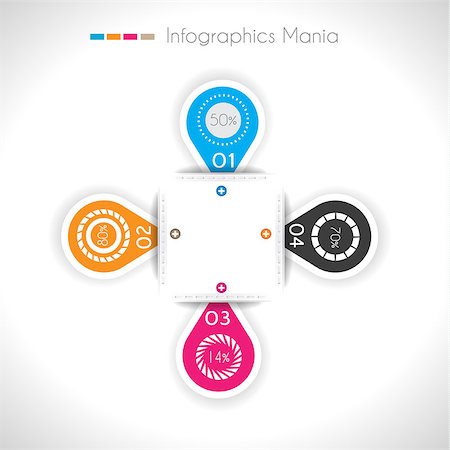 data numbers - Infographic design template with paper tags. Ideal to display information, ranking and statistics with orginal and modern style. Stock Photo - Budget Royalty-Free & Subscription, Code: 400-06855173