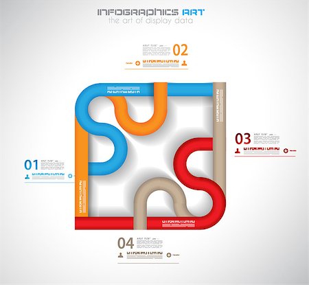 simsearch:400-06855104,k - Infographic design template with paper tags. Ideal to display information, ranking and statistics with orginal and modern style. Stockbilder - Microstock & Abonnement, Bildnummer: 400-06855192