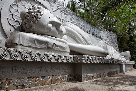 Buddha at the Long Son Pagoda in Nha Trang, Vietnam Stock Photo - Budget Royalty-Free & Subscription, Code: 400-06855699