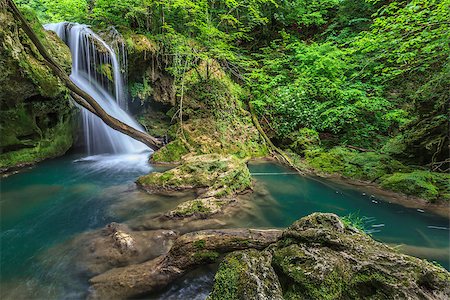 La Vaioaga Waterfall, Beusnita National Park, Romania Stock Photo - Budget Royalty-Free & Subscription, Code: 400-06857256