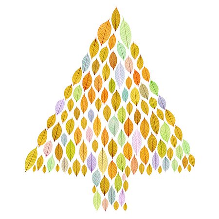 christmas tree with colorful transparent leaf Stock Photo - Budget Royalty-Free & Subscription, Code: 400-06857706