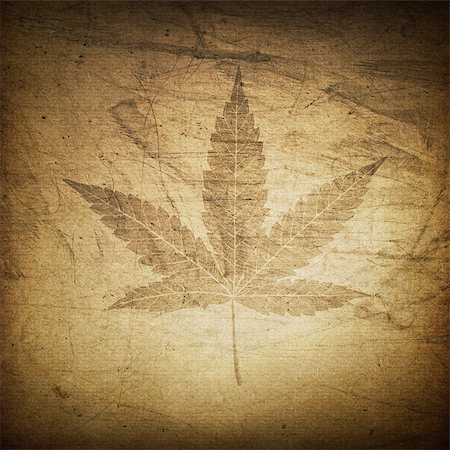 Cannabis leaf grunge background Stock Photo - Budget Royalty-Free & Subscription, Code: 400-06858422