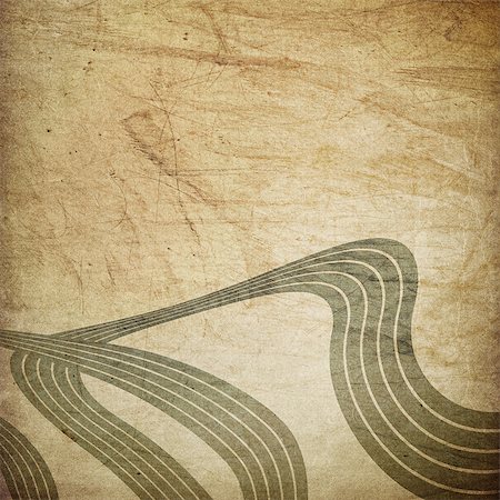 Retro grunge lines background. Stock Photo - Budget Royalty-Free & Subscription, Code: 400-06858447