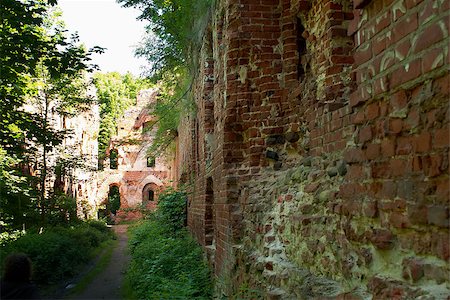 Brick wall of old castle Balga in Prussia, Kaliningrad region, Russia Stock Photo - Budget Royalty-Free & Subscription, Code: 400-06858465