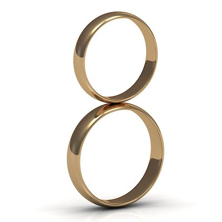 simsearch:400-05361582,k - Gold rings on a wedding in a figure eight Stock Photo - Budget Royalty-Free & Subscription, Code: 400-06858742