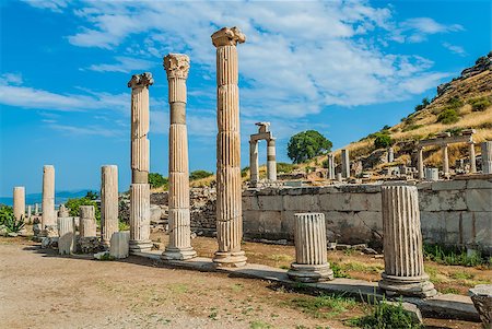 Ephesus ancient greek ruins in Anatolia Turkey Photographie de stock - Aubaine LD & Abonnement, Code: 400-06859297