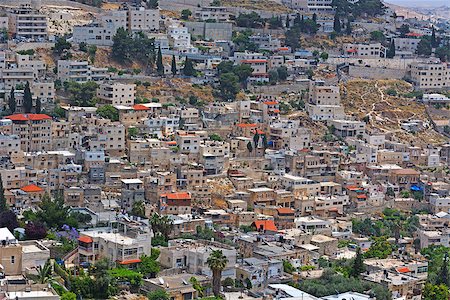 View to the East Jerusalem from the Walls of the Old City Foto de stock - Super Valor sin royalties y Suscripción, Código: 400-06859747