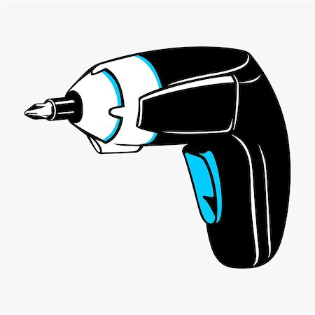 Cordless screwdriver Stock Photo - Budget Royalty-Free & Subscription, Code: 400-06850240