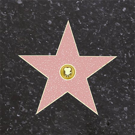 Walk Of Fame Star, Vector Illustration Stock Photo - Budget Royalty-Free & Subscription, Code: 400-06850274
