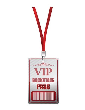 simsearch:700-03003660,k - Backstage pass vip illustration design over a white background Foto de stock - Super Valor sin royalties y Suscripción, Código: 400-06850654