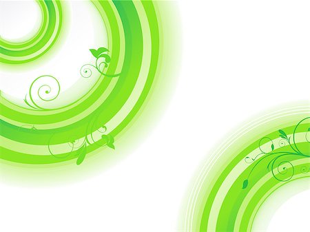 abstract green background vector illustration Stock Photo - Budget Royalty-Free & Subscription, Code: 400-06851137