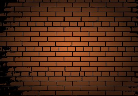 simsearch:400-06848095,k - Grunge color brick wall background. Vector illustration with transparency. Photographie de stock - Aubaine LD & Abonnement, Code: 400-06851826