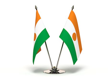 simsearch:400-07294159,k - Miniature Flag of Niger (Isolated with clipping path) Stock Photo - Budget Royalty-Free & Subscription, Code: 400-06852031