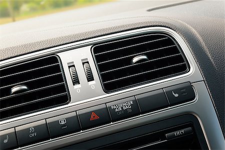 An image of a car interior ventilation Stock Photo - Budget Royalty-Free & Subscription, Code: 400-06852347