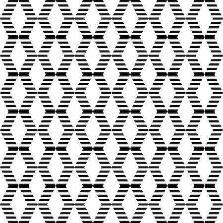 diamonds on black background - Seamless geometric texture. Pattern with diamond elements. Vector art. Photographie de stock - Aubaine LD & Abonnement, Code: 400-06853503
