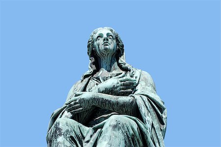 Statue of a woman, forming part of the monument to Emperor Francis I (Kaiser Franz I) Stock Photo - Budget Royalty-Free & Subscription, Code: 400-06867438