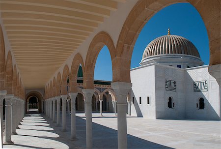 photo of mosque tunisia - Habib Bourguiba was a Tunisian statesman, the Founder and the first President of the Republic of Tunisia.  This is  Habib Bourguiba's mausoleum  in the Monastir. Stock Photo - Budget Royalty-Free & Subscription, Code: 400-06861189