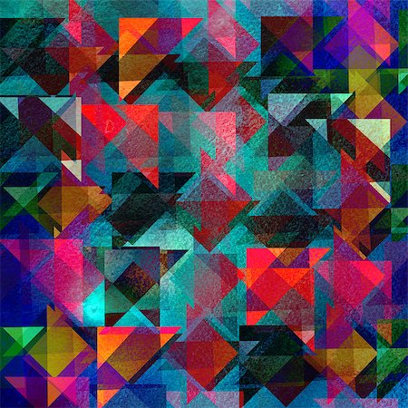 simsearch:400-06881290,k - Seamless multi-colored abstract design of geometric elements Stockbilder - Microstock & Abonnement, Bildnummer: 400-06862112