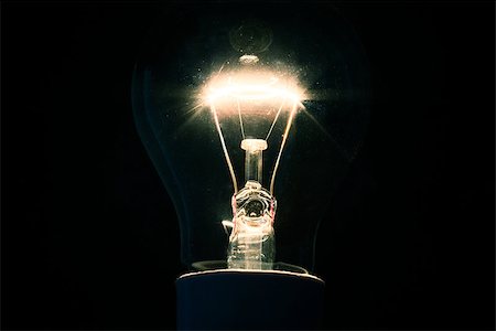 simsearch:400-07219676,k - Dazzling filament bulb on background Stock Photo - Budget Royalty-Free & Subscription, Code: 400-06878128