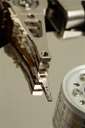Close up of a disk drive for computer Photographie de stock - Aubaine LD & Abonnement, Code: 400-06878345