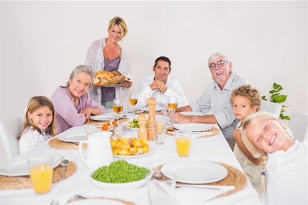 Woman holding a turkey for family dinner and looking at camera Stock Photo - Budget Royalty-Free & Subscription, Code: 400-06871576