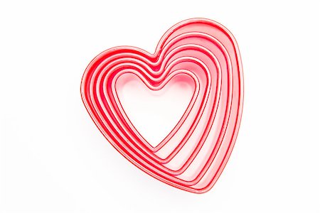 simsearch:400-06873734,k - Pink heart cookie cutters Stock Photo - Budget Royalty-Free & Subscription, Code: 400-06873684