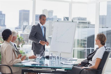 professionals whiteboard - Businessman standing in front of a whiteboard during a meeting Stock Photo - Budget Royalty-Free & Subscription, Code: 400-06884525