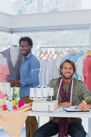 simsearch:400-06885526,k - Fashion designers working in a bright creative office Stock Photo - Budget Royalty-Free & Subscription, Code: 400-06883160